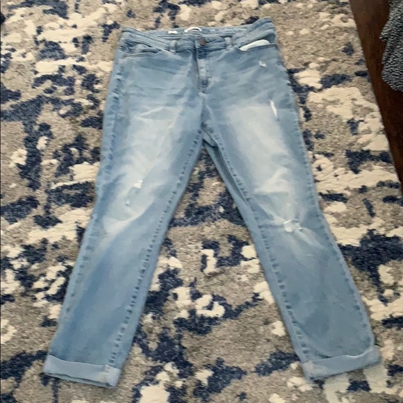 fall time love cuffed skinny ankle light jeans - Picture 4 of 8